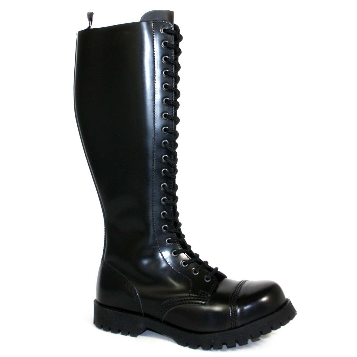 Boots & Braces 20Loch schwarz Impact Mailorder