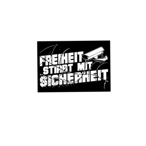 Freiheit stirbt Aufnäher gedruckt