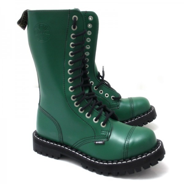 Steel Boots 15-Loch, Pure Green