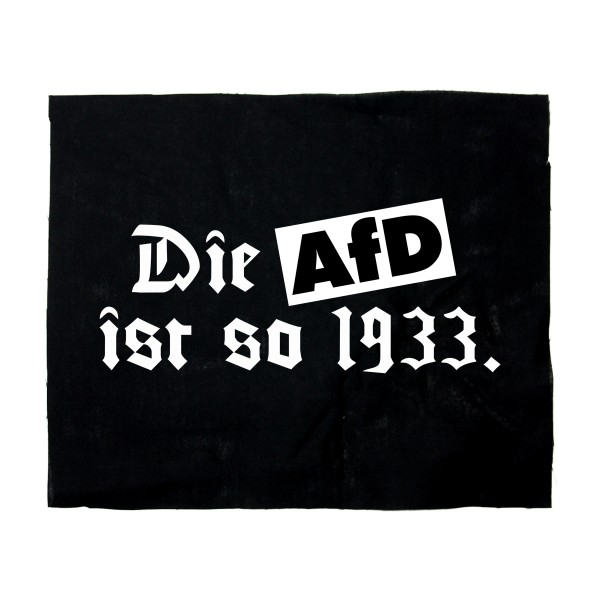 Backpatch Die AfD ist so 1933