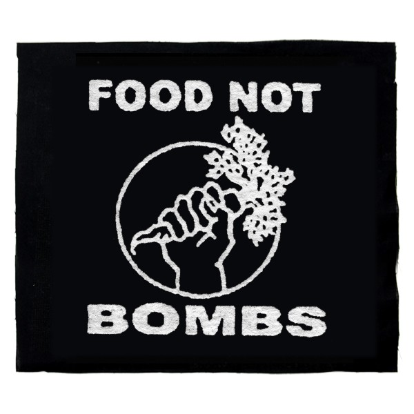 Food not Bombs – Aufnäher
