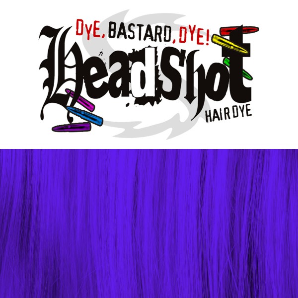Lila Haarfarbe Headshot Psycho Purple, Semi-permanente Haartönung 150 ml