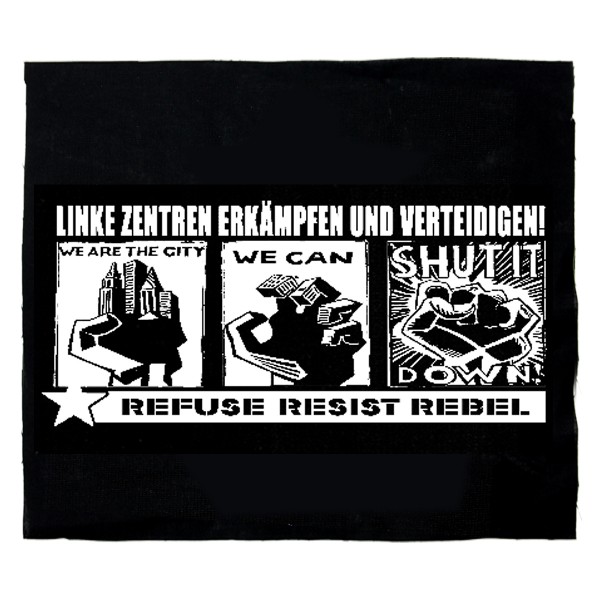 Linke Zentren – Aufnäher