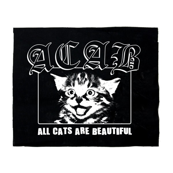 All Cats are beautiful A.C.A.B. Aufnäher