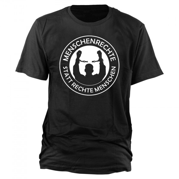 Menschenrechte T-Shirt schwarz