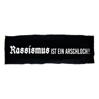 Rassismus ist ein Arschloch  Aufnäher  Rassismus ist ein Arschloch  Aufnäher