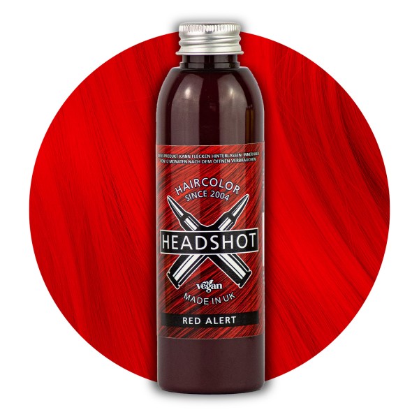 Rote Haarfarbe Headshot Red Alert, Semi-permanente Haartönung 150 ml 