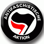 Antifaschistische Aktion-Button