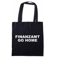 Stofftasche Finanzamt go home  Stofftasche Finanzamt go home