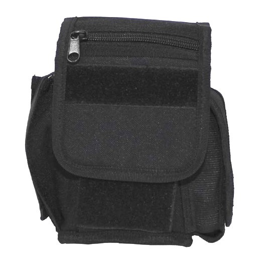 Gürteltasche mit 3 Fächern, schwarz