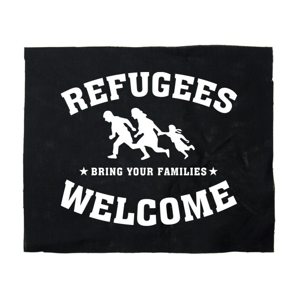 Refugees Welcome Backpatch