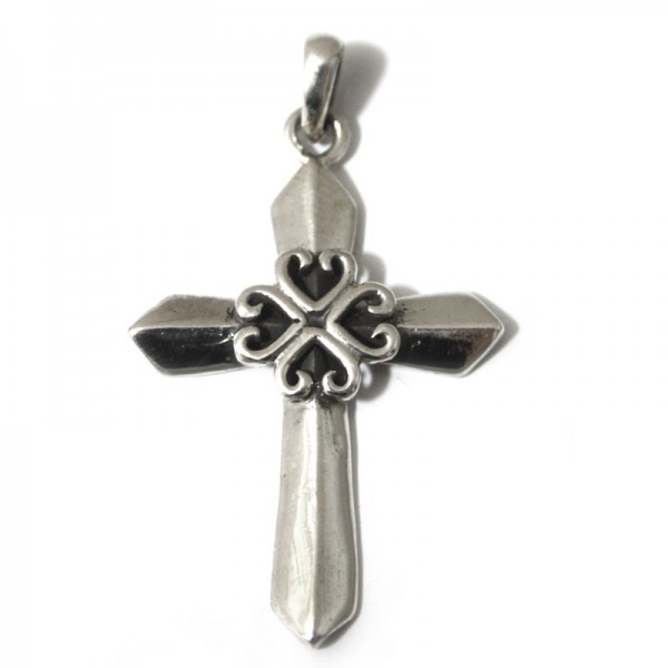 Silber Anhänger Kreuz 1