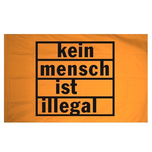 Kein Mensch ist illegal Flagge