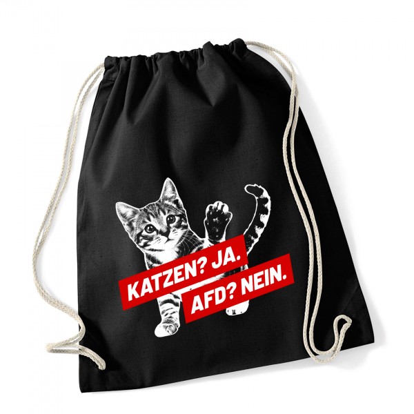 Turnbeutel Katzen? Ja. AFD? Nein. 
