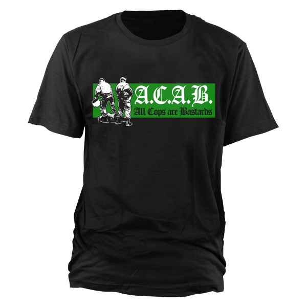 A.C.A.B. T-Shirt (green/white)