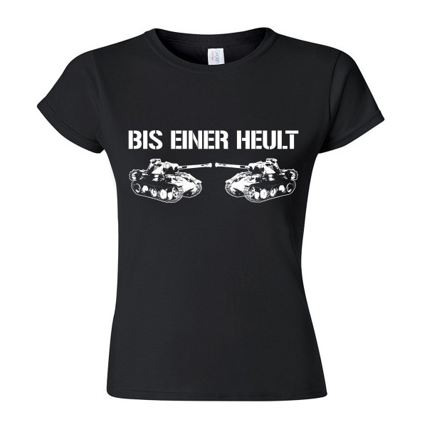 Bis einer heult (black/white) Frauen Shirt