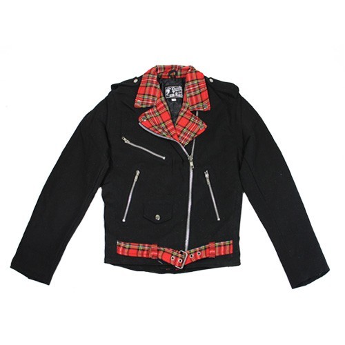 Denim Jacket Streetpunk Tartan (Girls)