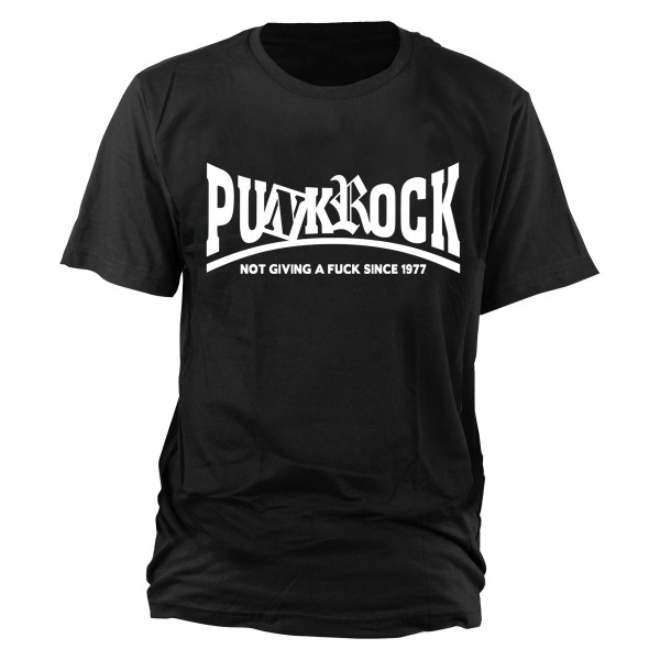 Punkrock - Not giving a Fuck since 1977 T-Shirt 
