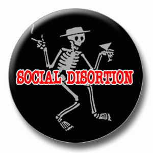 Social Distortion Button
