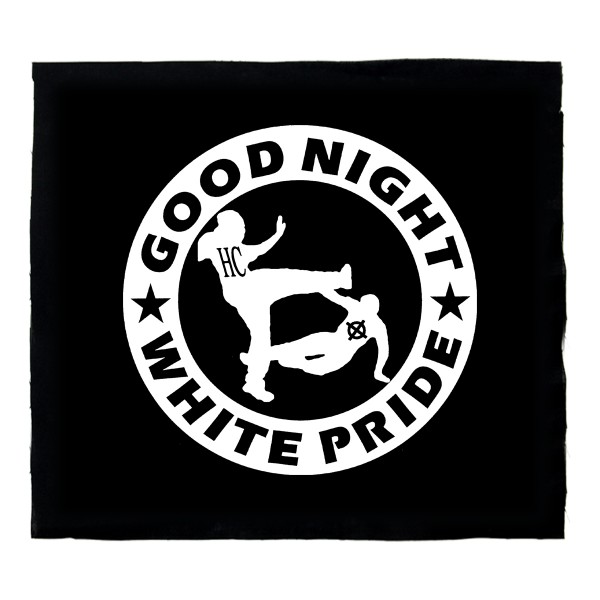 Good Night White Pride Aufnäher