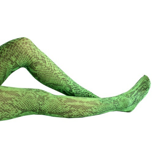 Snake flo Tights green