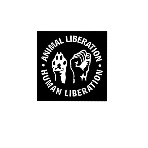 Animal Liberation Aufnäher gedruckt