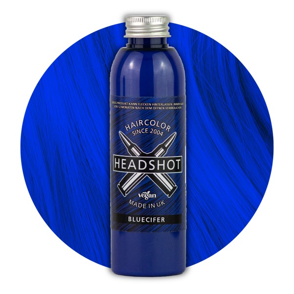 Blaue Haarfarbe Headshot Bluecifer, Semi-permanente Haartönung 150 ml