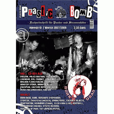 Plastic Bomb # 61 Fanzine & CD
