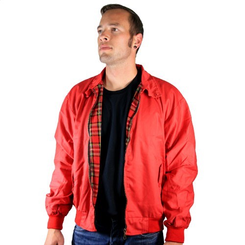 Harrington Jacke Sommer rot