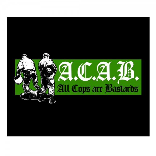 A.C.A.B. All Cops are bastards - Backpatch