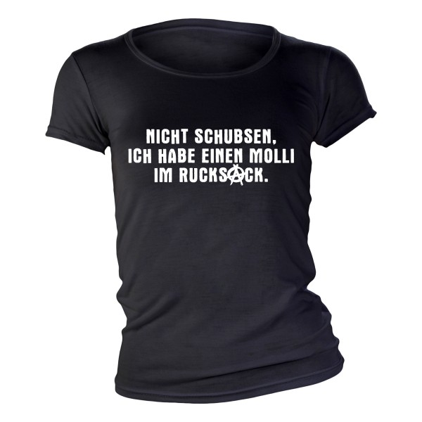 Nicht schubsen - Frauen Shirt