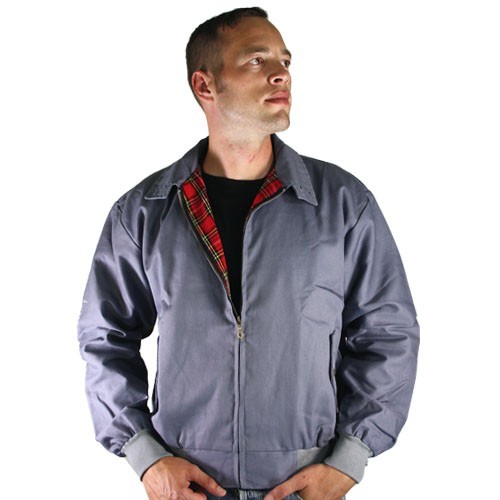 Harrington Jacke Sommer steel grey