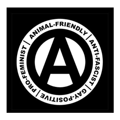 Animal-Friendly Anti-Fascist Aufnäher