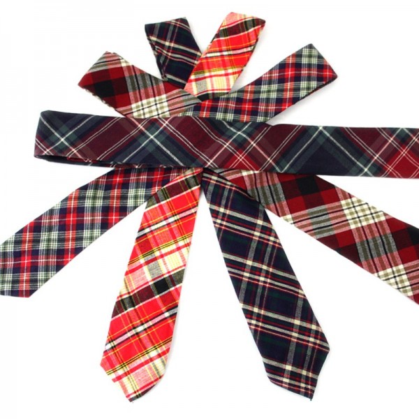 Krawatte Tartan rot divers