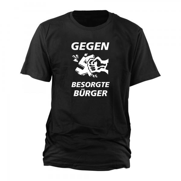 Gegen besorgte Bürger T-Shirt schwarz