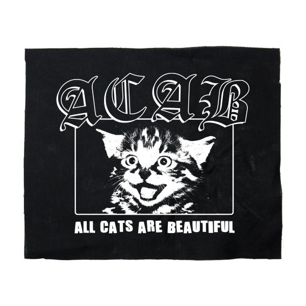 ACAB - All Cats are beautiful Backpatch