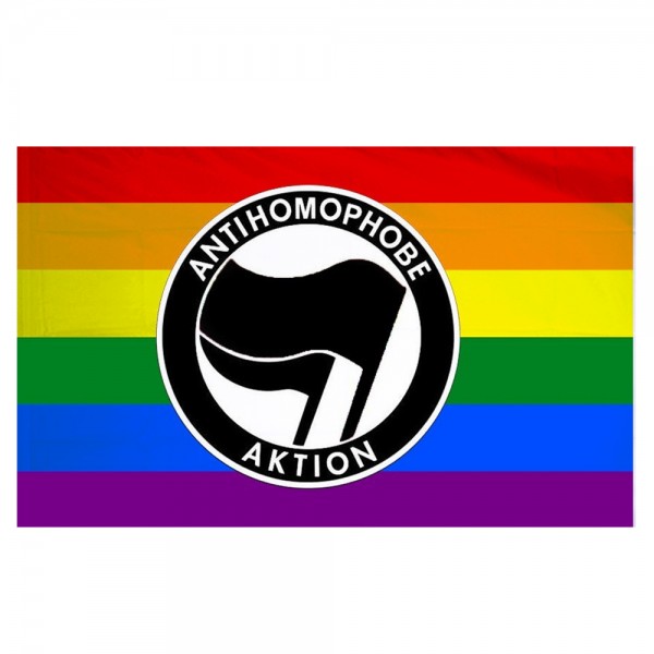 Anti-Homophobe Aktion Flagge