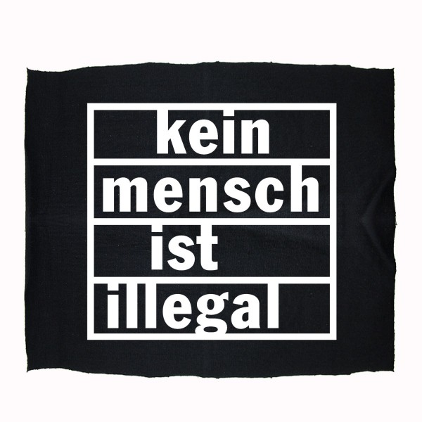 Kein Mensch ist illegal Aufnäher