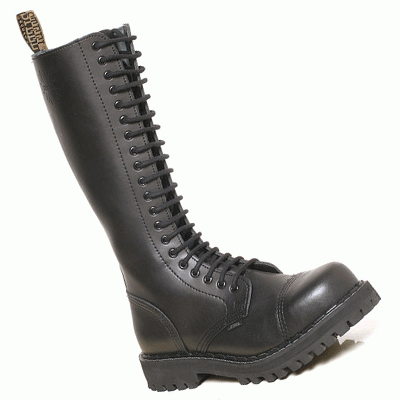 Steel Boots 20-Loch schwarz